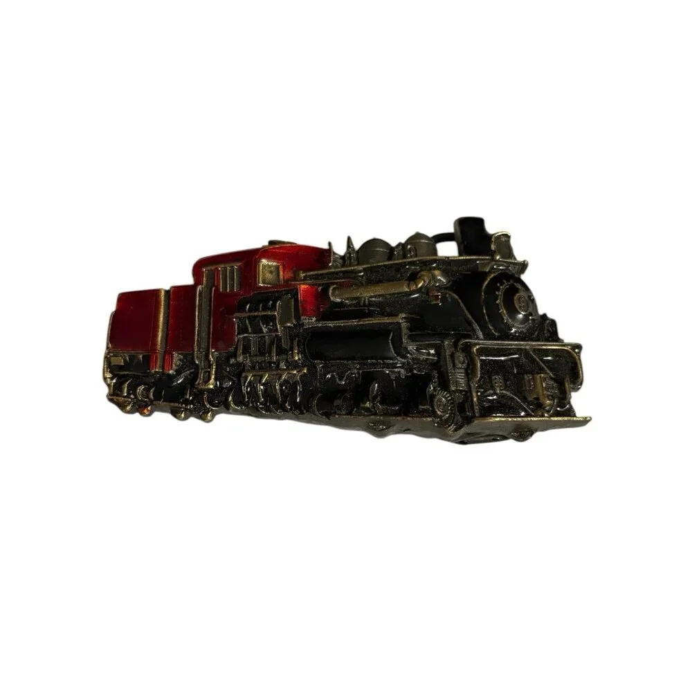 Train Belt Buckle‎ Steam Engine The Great American Buckle Co. USA #1083 1983 VTG